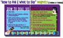 "What to Say" Magnet