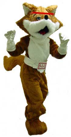 Red E. Fox&trade; Plus Body Suit Walk-Around Costume