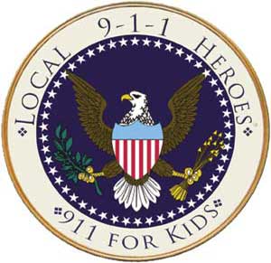 911 Heroes Medallion 12" Podium Sign