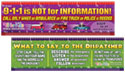 911 Safety Rulers